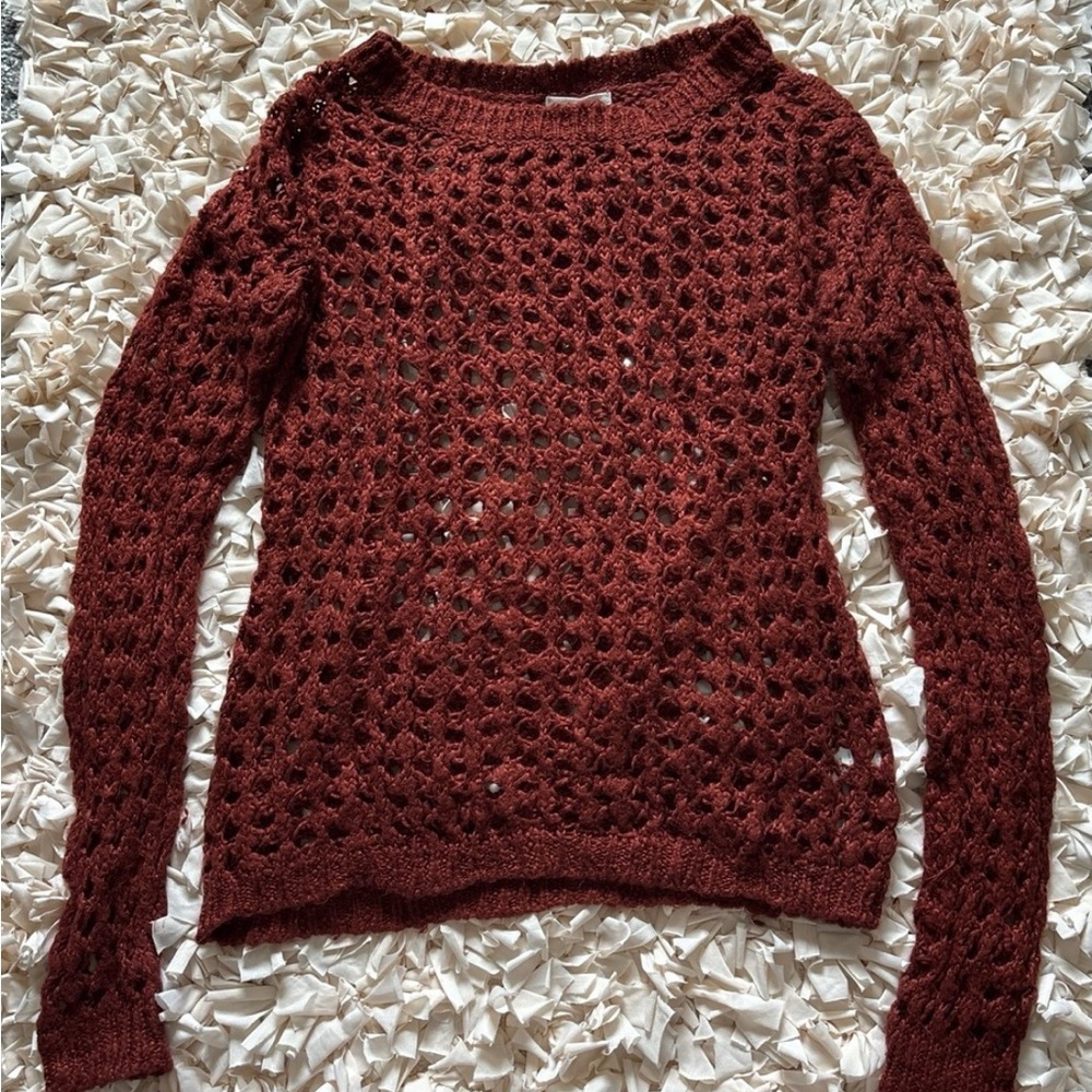Macy's Open-Knit Sweater